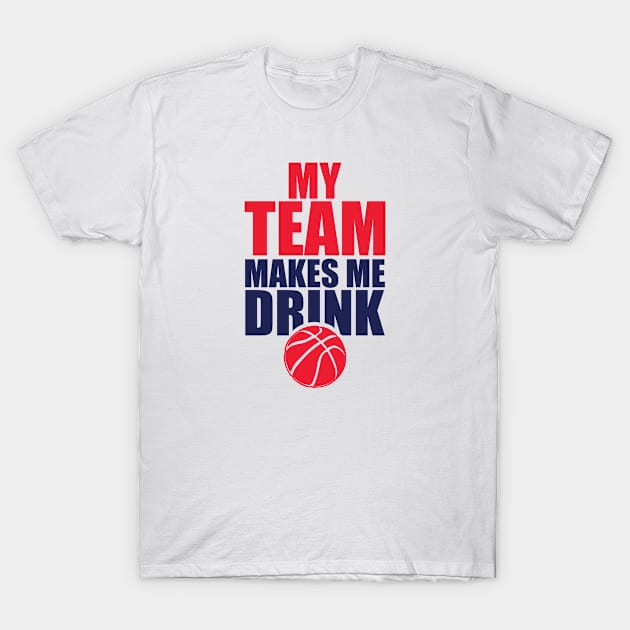 NFL Washington Wizards Drink T-Shirt by SillyShirts